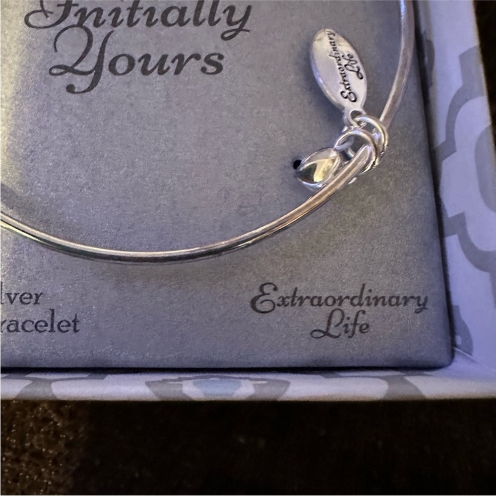 Charm bracelet Extraordinary Life sterling silver J charm bracelet - Picture 7 of 7